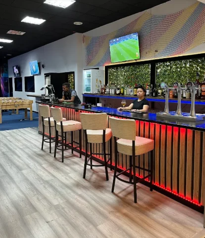 Barra de POOL Bar Rivas
